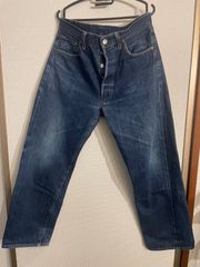 米国製バレンシア リーバイス 501XX 501-0003 555刻印 1955年復刻 W34 L36 98年製 BigE 丈詰め有り