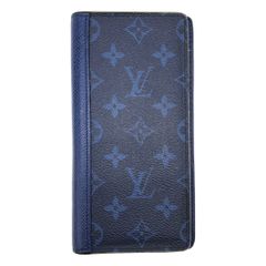 LOUIS VUITTON ルイヴィトン M30297 タイガラマ ポルトフォイユ ブラザ モノグラムウォレット ブルー
