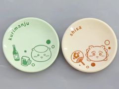 중고 皿・ボウル 18.くりまんじゅう 시사 豆皿セット 「エニマイ 쿠지 치이카와 ～ 치이카와 と夏の思い出～」