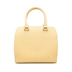 ルイ ヴィトン エピ ポンヌフ ハンドバッグ M5205A ヴァニラ イエロー レザー レディース LOUIS VUITTON【1-0292243】