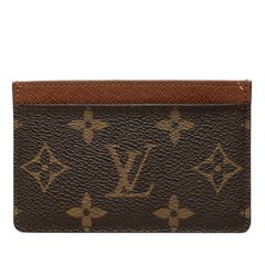 ルイ ヴィトン モノグラム ポルトカルト サーンプル カードケース M61733 ブラウン PVC レザー レディース LOUIS VUITTON【1-0293588】