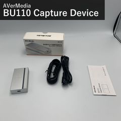 AVerMedia アバーメディア BU110 DV456 UVC キャプチャーデバイス シルバー HDMI入力 USB Type-C 1080p/60fps 録画 ライブ配信 ビデオカメラ 一眼レフカメラ Android パソコン 対応 外箱付き