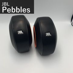 JBL Pebbles ジェイビーエル ペブルス USB バスパワード PCスピーカー ブラック PEBBLESBLKJN USB DAC内蔵 50mmフルレンジ 3.5mm外部入力 ACコンセント不要 ドライバー不要 デスクトップ