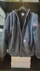 Carhartt カーハート サーマル レインディフェンダー ネイビー フードジップアップ S