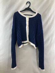 MOUSSY マウジー BICOLORニットカーディガン F GM0224-005 245