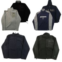 古着卸 まとめ売り ブランドMIX フリース 6枚セット ( メンズ L ) リーボック オールドネイビー ニューバランス GAP 中古 古着 NH9751