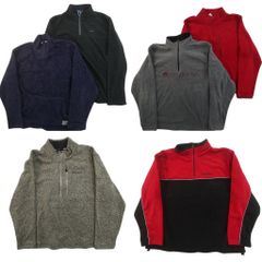 古着卸 まとめ売り ブランドMIX フリース 6枚セット ( メンズ 2XL ) リーボック トミー オールドネイビー エディーバウアー 中古 NH9760