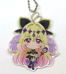 중고 キーホルダー キュアアルカナ・シャドウ 名探偵プリキュア アクリルダイカットボールチェーン 「SDプリキュアオールスターズ」 プリキュア プリティストア限定