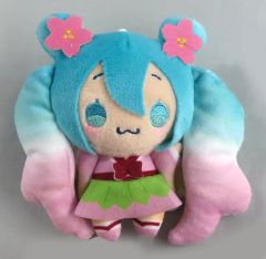 중고 ぬいぐるみマスコット・ぬいぐるみバッジ 初音ミク 桜 マスコット 桜Ver. EX 「初音ミク× 시나모롤 」