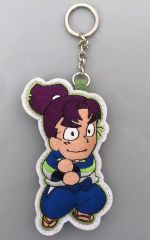 중고 キーホルダー 潮江文次郎 刺繍キーホルダー 「忍たま乱太郎」
