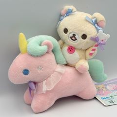 サンエックス San-X 리락쿠마 シーンぬいぐるみ 코리락쿠마 &ユニコーン MO69801 タグ付き