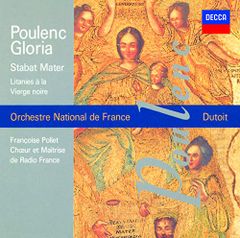 CD Poulenc: Gloria/Litanies A La Vierge Noire Stabat Mater