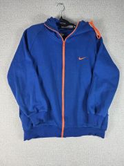 NIKE ブルーオレンジ POINT フードジップアップ