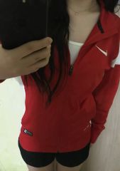 ヴィンテージ NIKE ジップアップジャケット 레드
