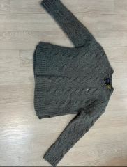 ポロラルフローレン グレー ニット