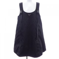 プラダ PRADA トライアングルロゴ ギャバジン ノースリーブドレス 230637 S202 1YFL ワンピース