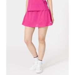 新品 Mサイズのみ le coq sportif ルコック ゲームスコート レディース 吸汗速乾 ストレッチ UVカット JTA公認 ウィメンズ コンフォートスカート テニス ソフトテニス ピンク LN6SSK00L-PK00-M