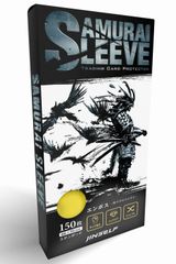 JINSELF 150枚 サムライスリーブ2 細目 エンボス ・背面カラー加工 カードスリーブ ゲーム トレカ 66×91mm SMR-2 Yellow