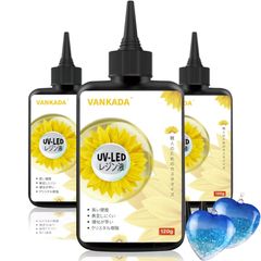 UVレジン液 低粘度 360g セット DIY アクセサリー制作 手芸用 ネックレス・イヤリング・ペンダント 紫外線硬化 刺激臭が少ない 並行輸入品