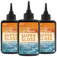 UNOKKI 수지 액체, 높은 투명 315g UV/LED 대응 레진액 대용량, 높은 투명 UV 수지 용액, 보석 등에 적용 클리어 UV 레진, 경화 빠른, 저자극성, 수지 용액 대용량 0