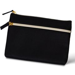 Selyra セリラ ポーチ 小さめ ミニポーチ 化粧ポーチ メイクポーチ 化粧品 収納 コンパクト可愛い コスメ 持ち運び 旅行 小物入れ おしゃれ 薄型 レディース メンズ プレゼント 黒 ブラック 0