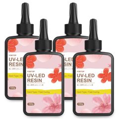 YOBTOP UVレジン液 600g レジン液 大容量 低粘度 黄変しにくい 低刺激性 ハンドメイド アクセサリー制作 DIY素材
