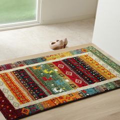 イケヒコ 玄関 選べる マット 長方形 単品 プラテリア 約50×80cm 厚み 約11mm トルコ製 へたりにくい 耐久性 弾力性 抗菌防臭 消臭 ギャベ柄 エレガント 洗濯不可 おしゃれ ふわふわ #1311240011701 배송비 무료 23776203
