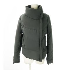 バルマン BALMAIN ダウンジャケット ショート丈 スタンドカラー ダブルジップ グレー /CK14 ■GY18