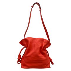 LOEWE(ロエベ) ショルダーバッグ フラメンコノット レッド レザー