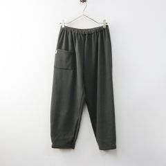 ソウソウ SOU・SOU 京都 裏起毛 阿弥 襞もんぺ カーキ＼パンツ イージー ゴム テーパード【2400015256399】