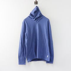 ソウソウ SOU・SOU 京都 衿巻ジバン SS ブルー＼プルオーバー Tシャツ カットソー 長袖【2400015256450】