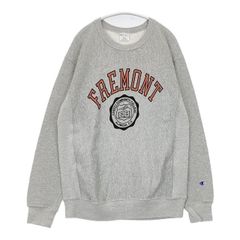 Champion REVERSE WEAVE リバースウィーブ C3-X011 カレッジロゴ サイズL スウェット グレー メンズ チャンピオン 중고 6-1015M∞