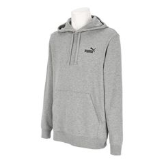 PUMA プーマ ESS スモール NO.1 ロゴ フーディースウェット スポーツスタイル ウェア スウェットシャツ 687557 〇、 03 MediumGray
