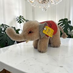 배송비 무료 ★슈타이프★Elephant 7cm 올 IDs 완품 ★ 코끼리 최소 사이즈의 아이 코끼리 코끼리 조우 ★ 빈티지 골동품★Steiff/STEIFF