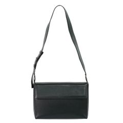 本物 サルヴァトーレ フェラガモ Salvatore Ferragamo レザー ショルダーバッグ ブラック バッグ 중고 ・