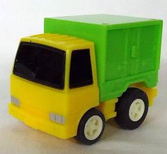 중고 ミニカー チョロQ STD-58 コンテナトラック ライムグリーン