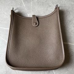 エルメス HERMES エヴリン TPM エトゥープ シルバー金具 トリヨン Y刻印 상태좋음 2864