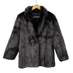 SAGA MINK サガミンク ミンク コート ダークブラウン系 レディース 11号 毛皮コート 裏地全体的にカビ汚れあり NK102905