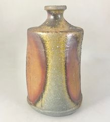 ● 備前焼 安井徹 作 花瓶 花入 花器 徹造