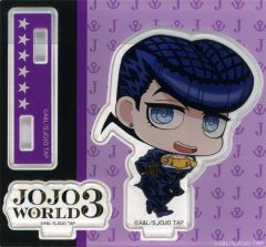 중고 アクリルスタンド・アクリルパネル 東方仗助 アクリルスタンド 「 죠죠 の奇妙な冒険 JOJO WORLD 3」 ミニゲーム ジョースター家の晩餐 英国紳士のテーブルマナールーレット B賞