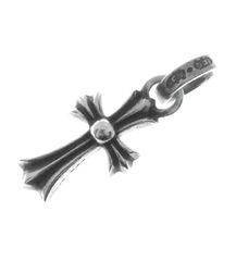 クロムハーツ CHROME HEARTS CRS BBYFAT ベイビーファット チャーム シルバー ネックレス トップ s6861