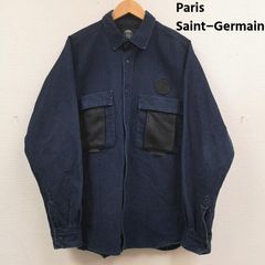 古着 Paris Saint-Germain パリ サンジェルマン PSG メッシュ ポケット 付き ワーク シャツ メンズ L ISItems【USED】【古着】【中古】50170482