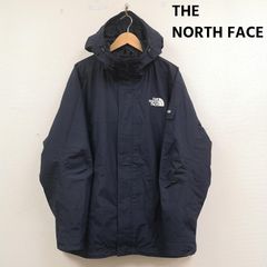 ザノースフェイス ロゴ 刺繡 ワンポイント マウンテン パーカー ナイロン ジャケット メンズ XXL ISItems USED 헌 옷 중고 50170503