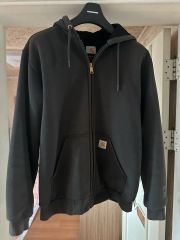Carhartt 자동차 하트 フード ジップアップ ブラック