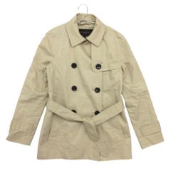COACH コーチ トレンチコート シグネチャー柄裏地 アウター ミディアム丈 ベージュ XS【XS】 レディース 【中古】