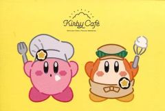 중고 ポストカード キャラクター カービィ＆ワドルディ クリーム ポストカード 「 별의 커비 カービィカフェ 2018」