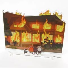 중고 아크릴 스탠드 아크릴 패널 단품 집 불타는 아크릴 디오라마 "C92 노라와 황녀와 노라 고양이 하트 HARUKAZE 상품 세트 "
