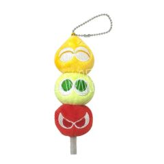 중고 ぬいぐるみマスコット・ぬいぐるみバッジ A.きいろ みどり あか くしマシュマロ マスコット 「ぷよぷよ」