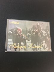 EG173 The Classic 競馬 競馬 カード 馬 箔押し JRA サラブレッドカード カード サクラローレル トレカ 57 1998 FLEX The Classic 父:Rainbow Quest 母:ローラローラ