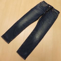 ii109★ 리바이스 LEVI'S 502 테이퍼드 청바지 W28 W32 WARM 스트레칭 데님 팬츠 빅 E 인디고 유즈드 가공
